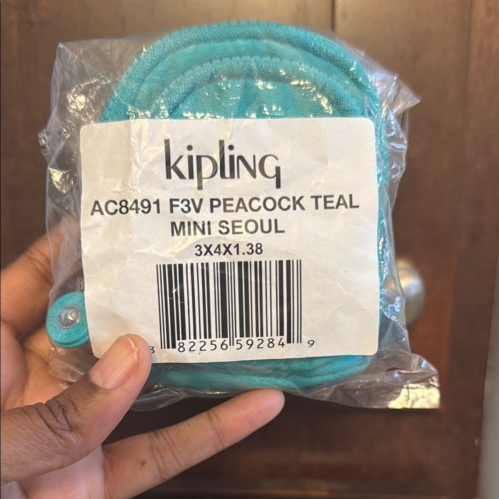 Kipling Mini Seoul Backpack in Peacock Teal